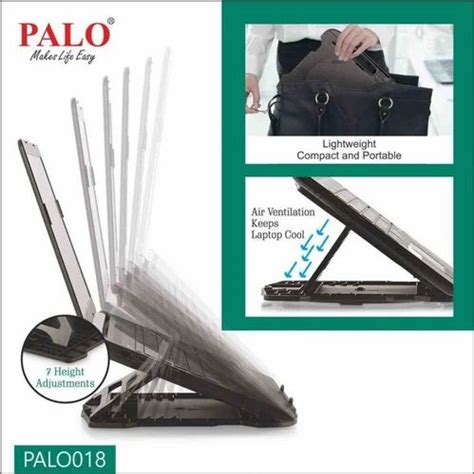 PALO018 PALO Ergonomic And Multi Angle Adjustable Plain Foldable Laptop