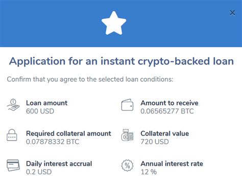 Step By Step Guide How To Receive A Crypto Backed Loan On Biterest