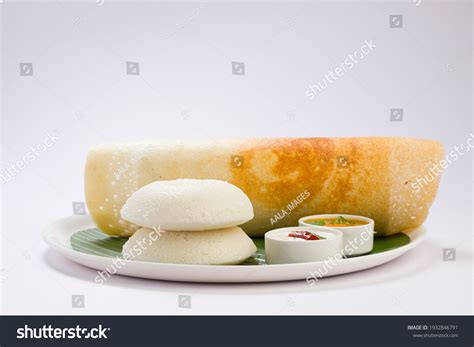 Ghee Roast Dosa Idlii South Indian Stock Photo Shutterstock