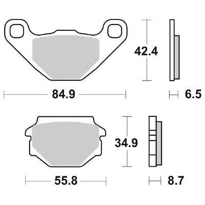 Beläge Bremse SBS 113 HF Aprilia MX Sm 11k 125 2004 2006 eBay