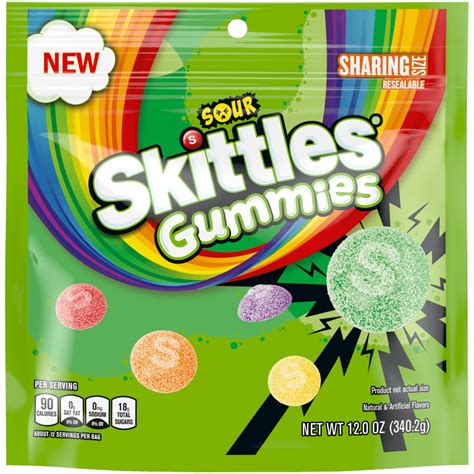 SKITTLES Sour Gummies Stand Up Pouch, 12oz | SKITTLES®