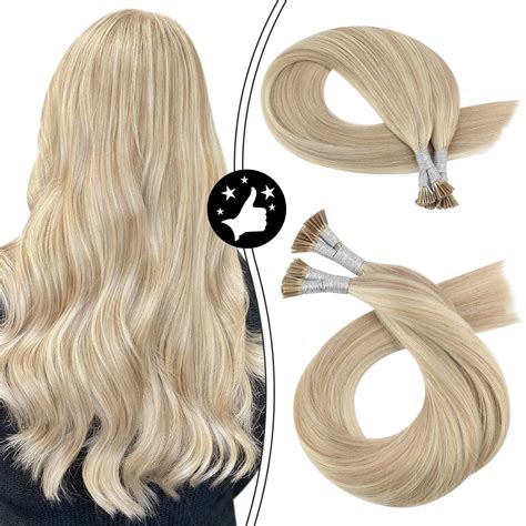 Amazon I Tip Hair Extensions Moresoo Fusion Hair Extensions Human