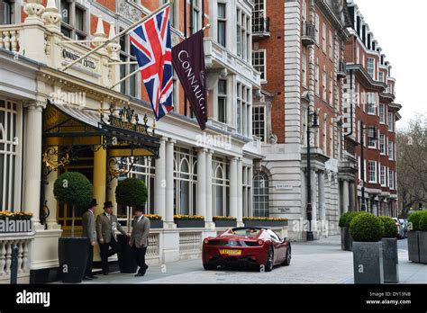 The Connaught Hotel Mayfair Londonuk Stock Photo Alamy