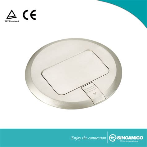 Sinoamigo Pop Up Circular Brass Floor Box China Socket And Floor Boxes