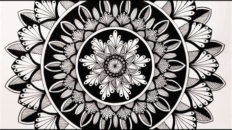 How To Draw A Mandala Step By Setp MANDALA ART For Beginners HOW