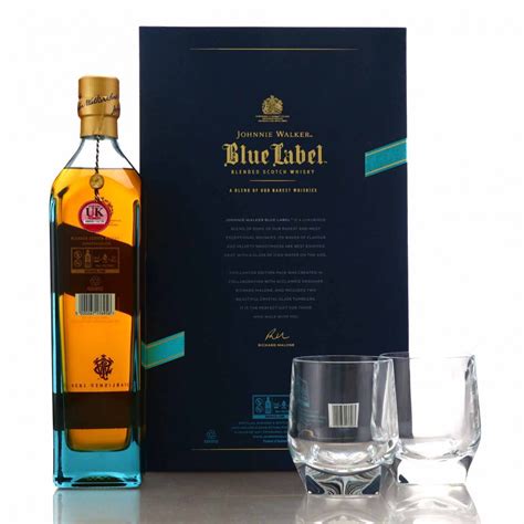 Johnnie Walker Blue Label Richard Malone Collection T Pack 75cl Whisky Auctioneer