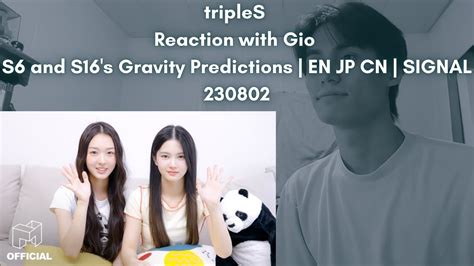 Triples Reaction With Gio S And S S Gravity Predictions En Jp Cn