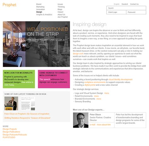 Prophet Website On Behance