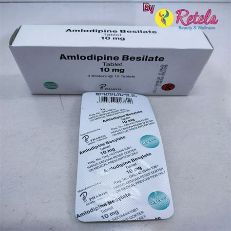 Jual Amlodipine 10 Mg Ogb 1 Blister 10 Tablet Shopee Indonesia