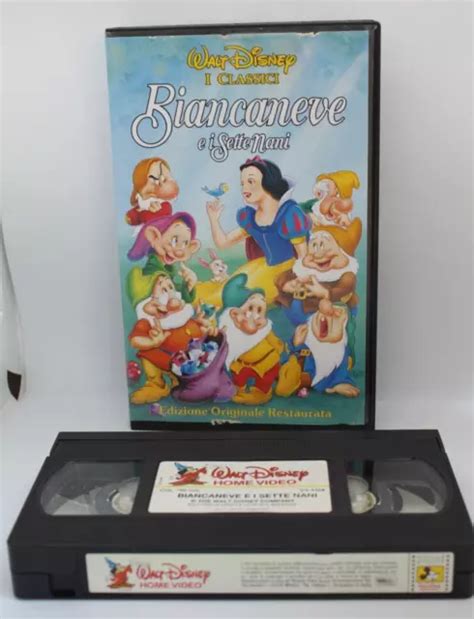 Vhs Biancaneve E I Sette Nani Walt Disney I Classici Vs Eur