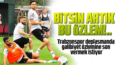 Trabzonspor deplasmandaki galibiyet özlemine son vermek istiyor Taka