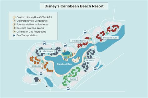 Map Caribbean Beach Resort Share Map