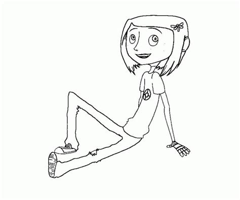 Dibujos De Coraline Para Colorear E Imprimir Coloringonly