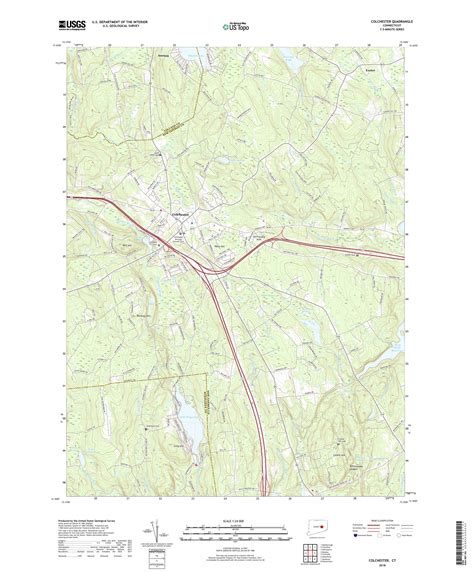 Mytopo Colchester Connecticut Usgs Quad Topo Map