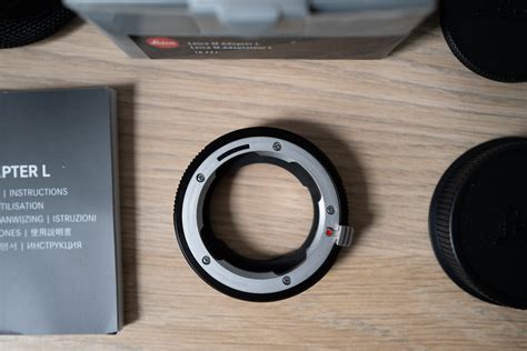 Sold Leica M To L Adapter Mint Black For Cl Tl Sl Panasonic