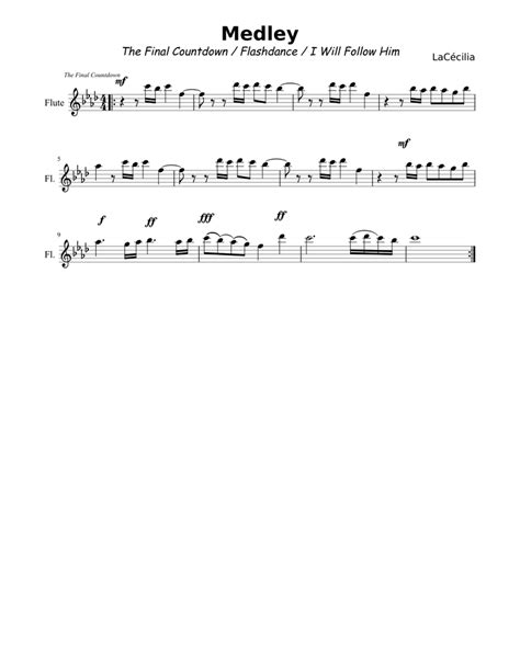 The Final Countdown Sheet Music For Flute Solo