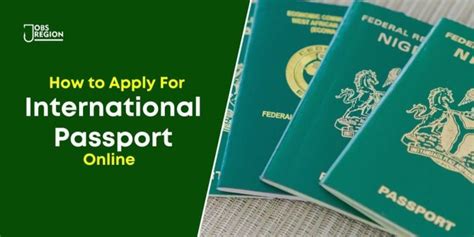 How To Apply For International Passport Online Dont Pay Agent