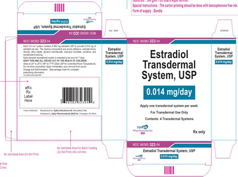 Dailymed Estradiol Patch