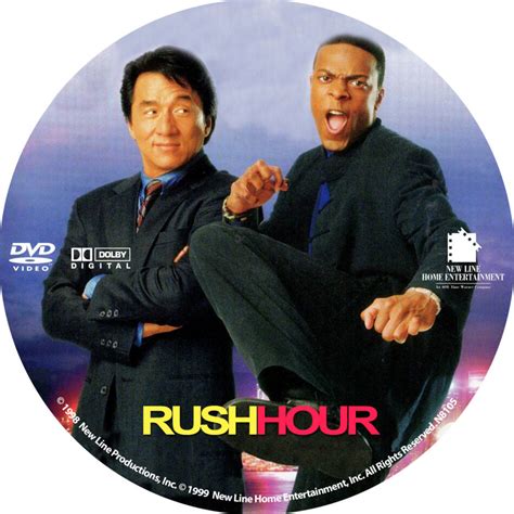 Rush Hour Dvd Label 1998 R1 Custom