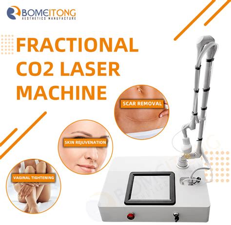 Portable Co2 Fractional Laser Cost Skin Resurfacing Machine 10600nm 60w