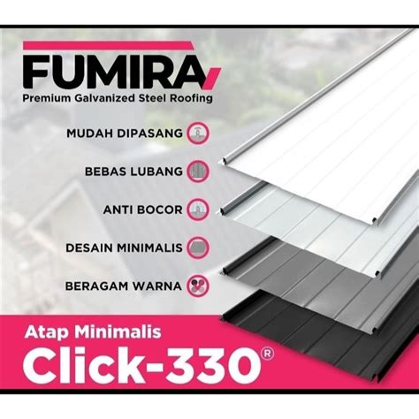 Jual Atap Fumira Click Atap Metal Shopee Indonesia