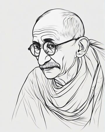 Premium AI Image | Mahatma Gandhi Indian flag style digital art