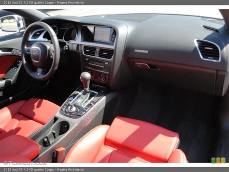 Magma Red Interior Dashboard for the 2012 Audi S5 4.2 FSI quattro Coupe #69517411 | GTCarLot.com