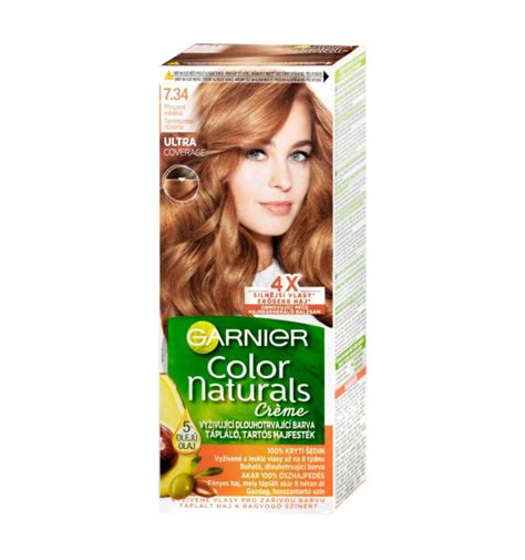 Garnier Color Naturals Crème Trwała farba do włosów 7 34 Natural