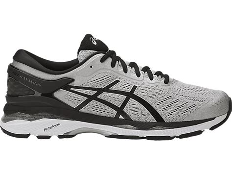 Mens Gel Kayano 24 4e Silverblackmid Grey Running Shoes Asics