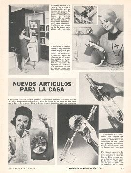 Novedades Para el Hogar Agosto 1963 Mi Mecánica Popular