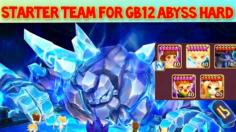 Giant S Keep Abyss Hard Starter Team Gb Summoners War Youtube