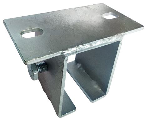 Hanging Door Roller Rail Fixing Bracket Gate Track Bracket - Buy Steel ... 