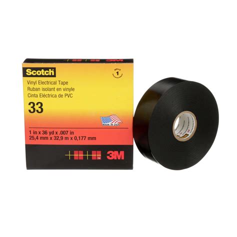 Scotch Vinyl Electrical Tape 33 Black 25mm X 33m 33 1 Alsuhaili