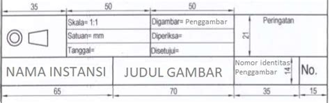 Detail Ukuran Kepala Gambar Pada Gambar Teknik Koleksi Nomer 3