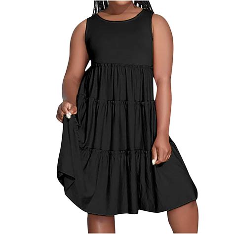 Gakvbuo Summer Tank Dresses For Women 2024 Vacation Womens Summer