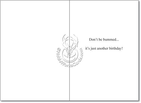 Birthday Bums Funny Greeting Card