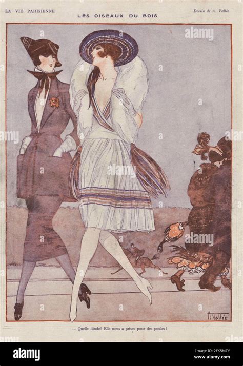 S France La Vie Parisienne Magazine Plate Stock Photo Alamy