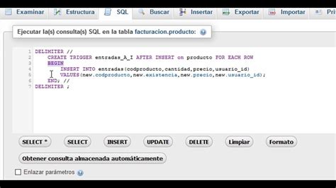 Crear Triger En Mysql Youtube