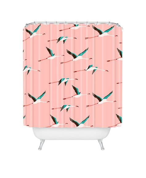 Deny Designs Holli Zollinger Flamingo Pink Shower Curtain Macys