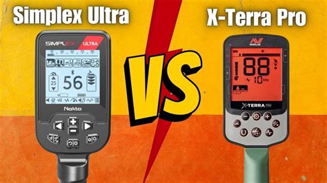 SIMPLEX ULTRA Vs X TERRA PRO Detector De Metais YouTube