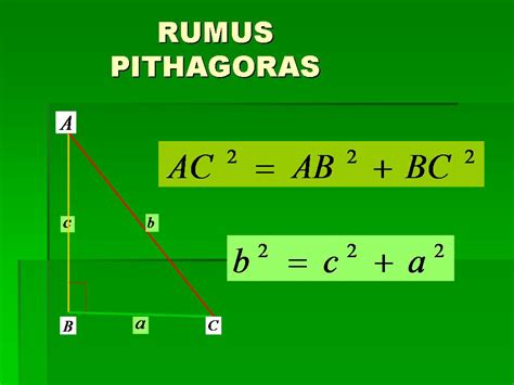 MATEMATIKA KELAS VIII OLEH RUMADI,S.Pd: RUMUS PYTHAGORAS DAN CONTOHNYA