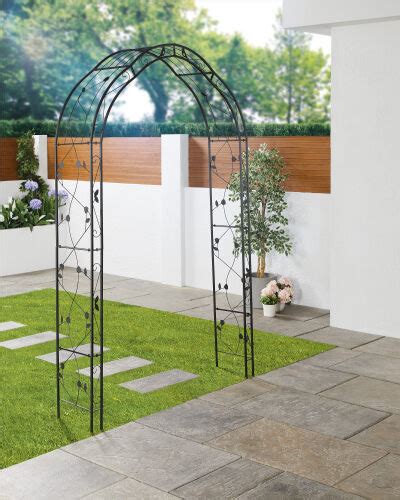 Gardenline Black Garden Arch Aldi Uk