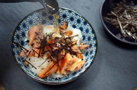 Salted Salmon Ochazuke お茶漬け Japanese Cooking Recipes Ingredients