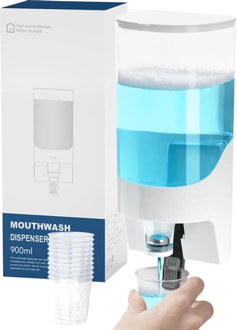 Amazon Umimile Mouthwash Dispenser For Bathroom Plastic Mouthwash