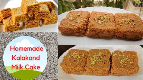 Homemade Kalakand How To Make Danedar Qalaqand Milk Cake Sweet