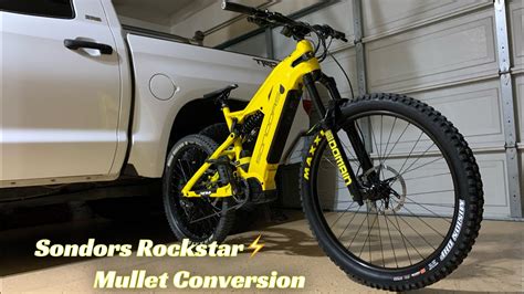 Sondors Rockstar Ebike Mullet Conversion YouTube