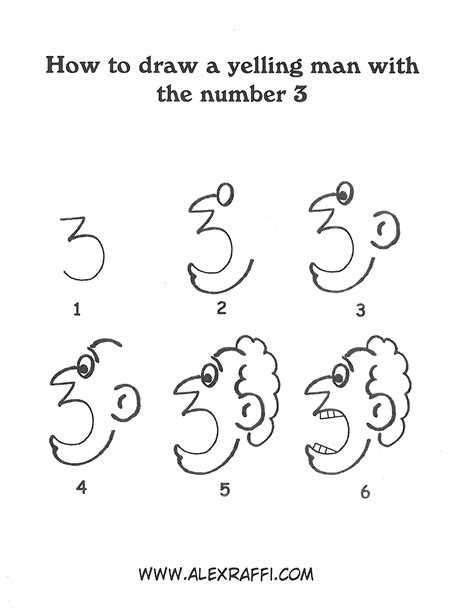 Easy Drawing For Kids With Numbers