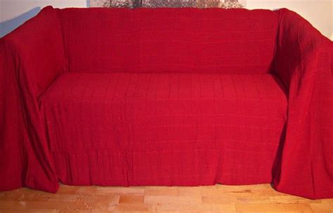 Sofa throws- to decorate your living room Cool 100% Cotton Red Giant ...