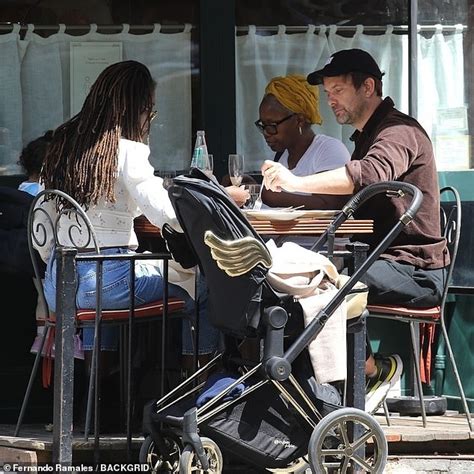 Joshua Jackson Carries Daughter On His Shoulders During Lunch Date With