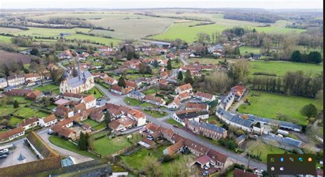 Douriez Vu Du Ciel Village De Douriez